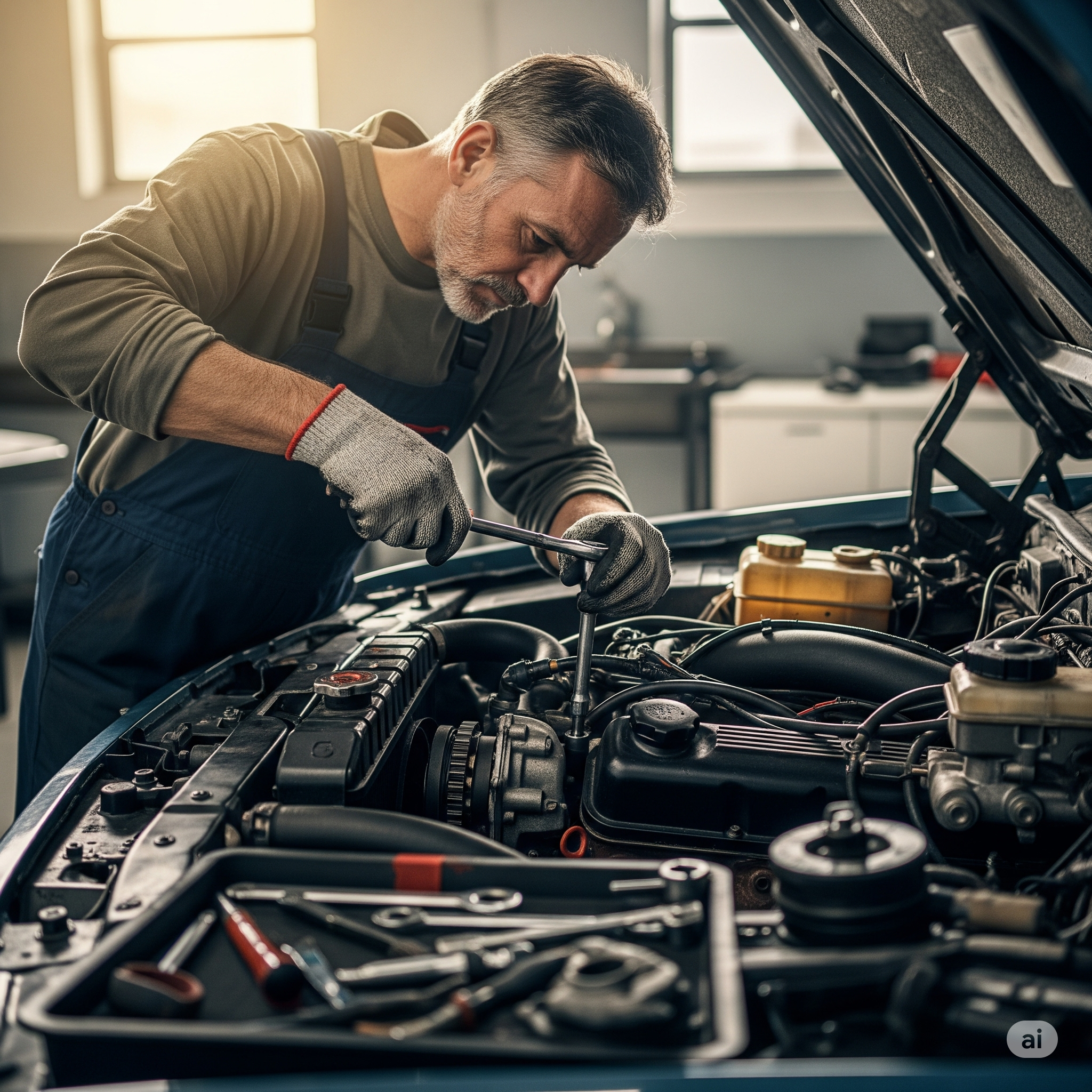 Reparación y mantenimiento de motores